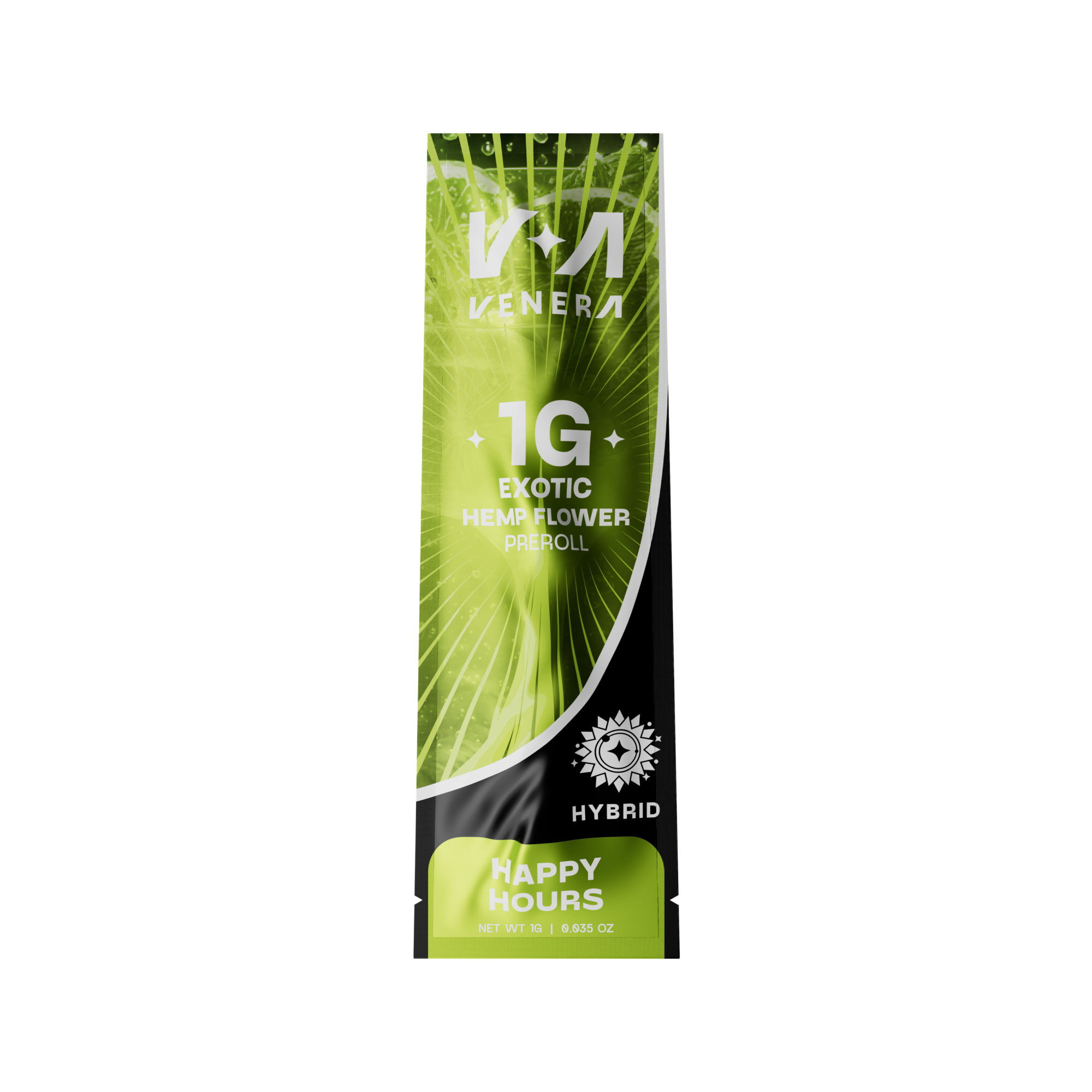 1g Exotic Hemp Flower Preroll - Happy Hours – venerafactory