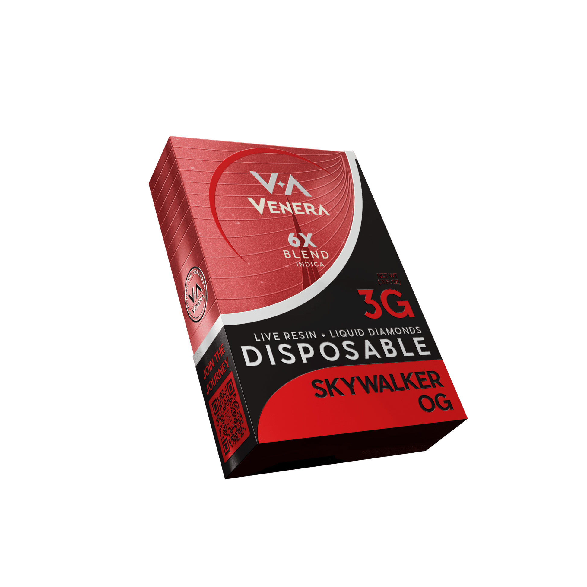 Live Resin + Liquid Diamonds 3g Disposable – Skywalker OG (Indica) Venera