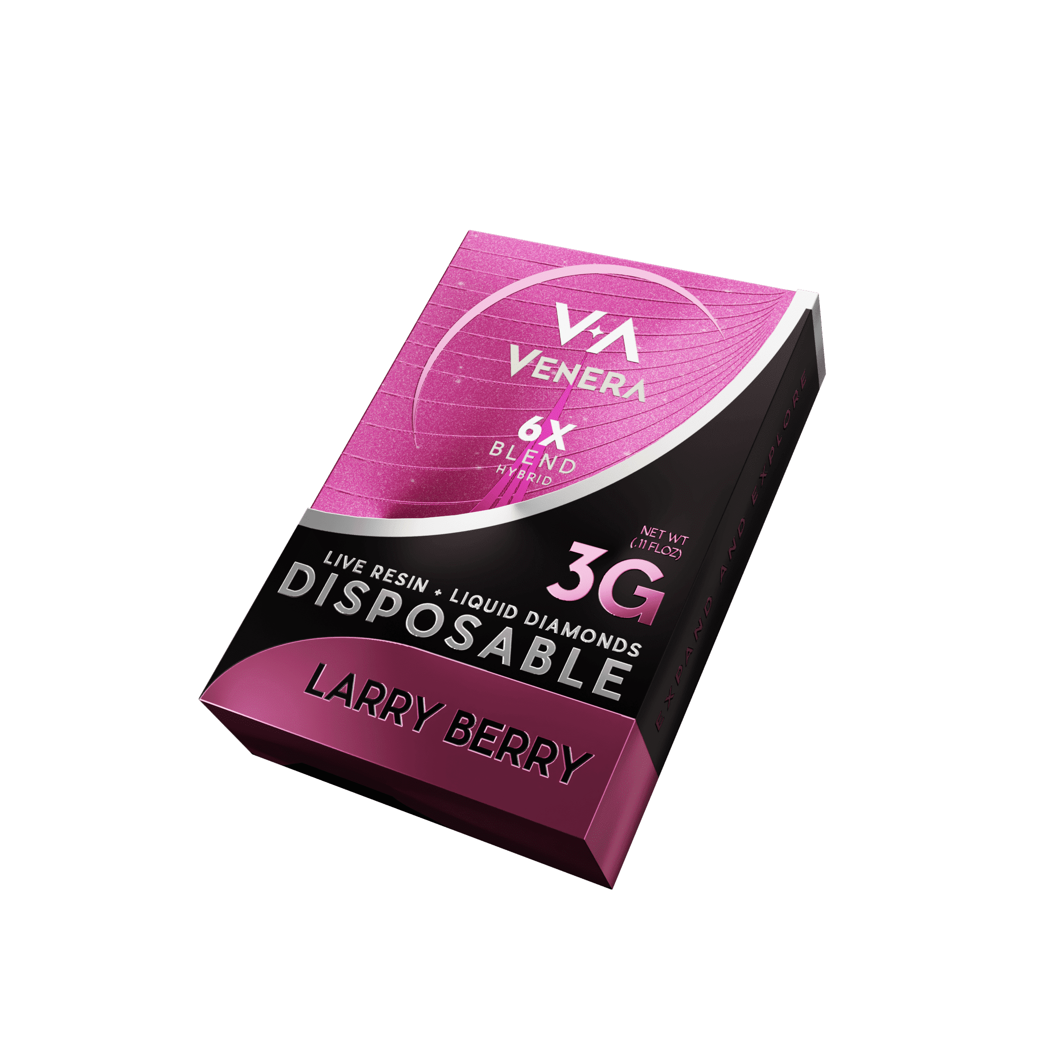 Live Resin + Liquid Diamonds 3g Disposable – Larry Berry (Sativa) Venera