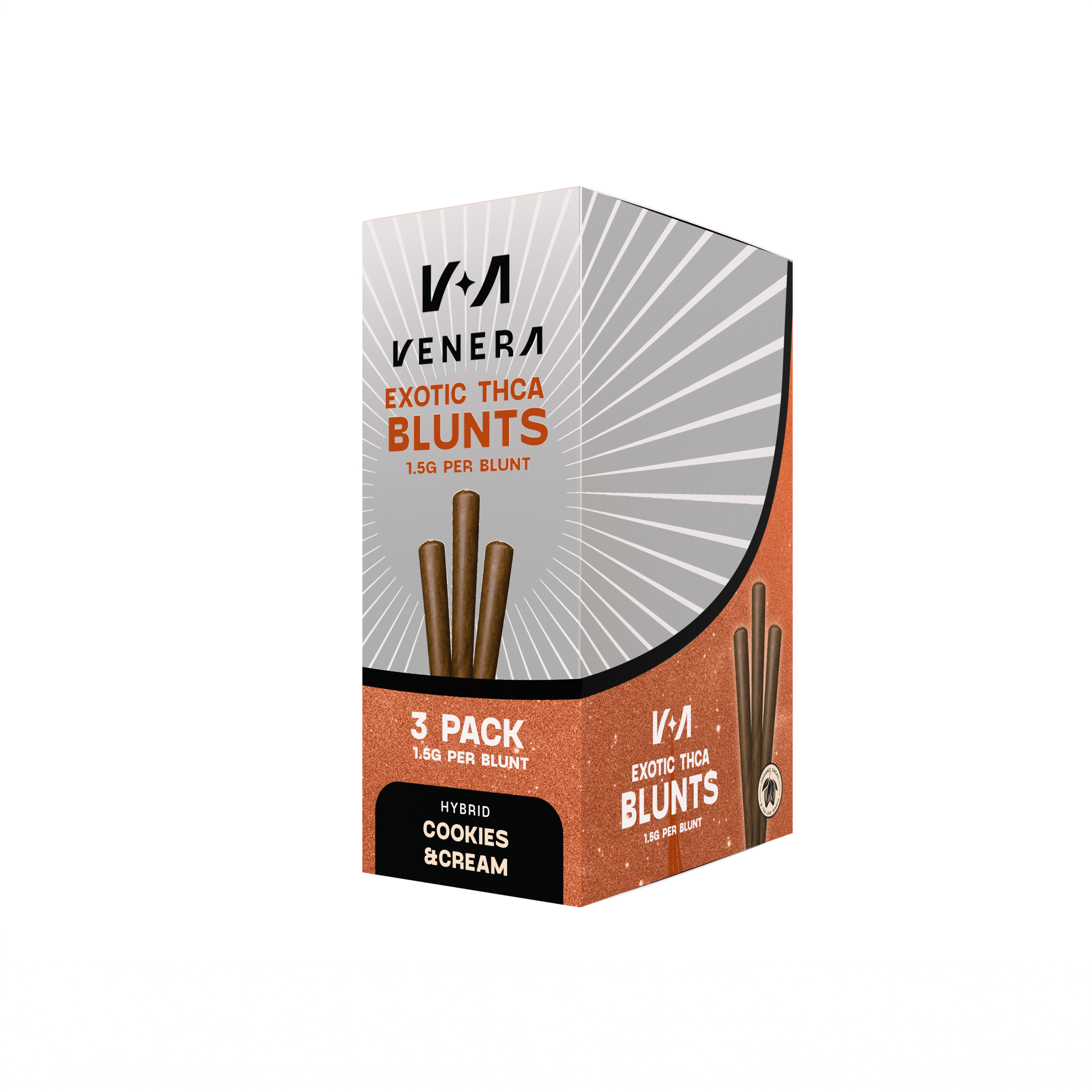 3 Pack THCA Blunts - Cookies & Cream