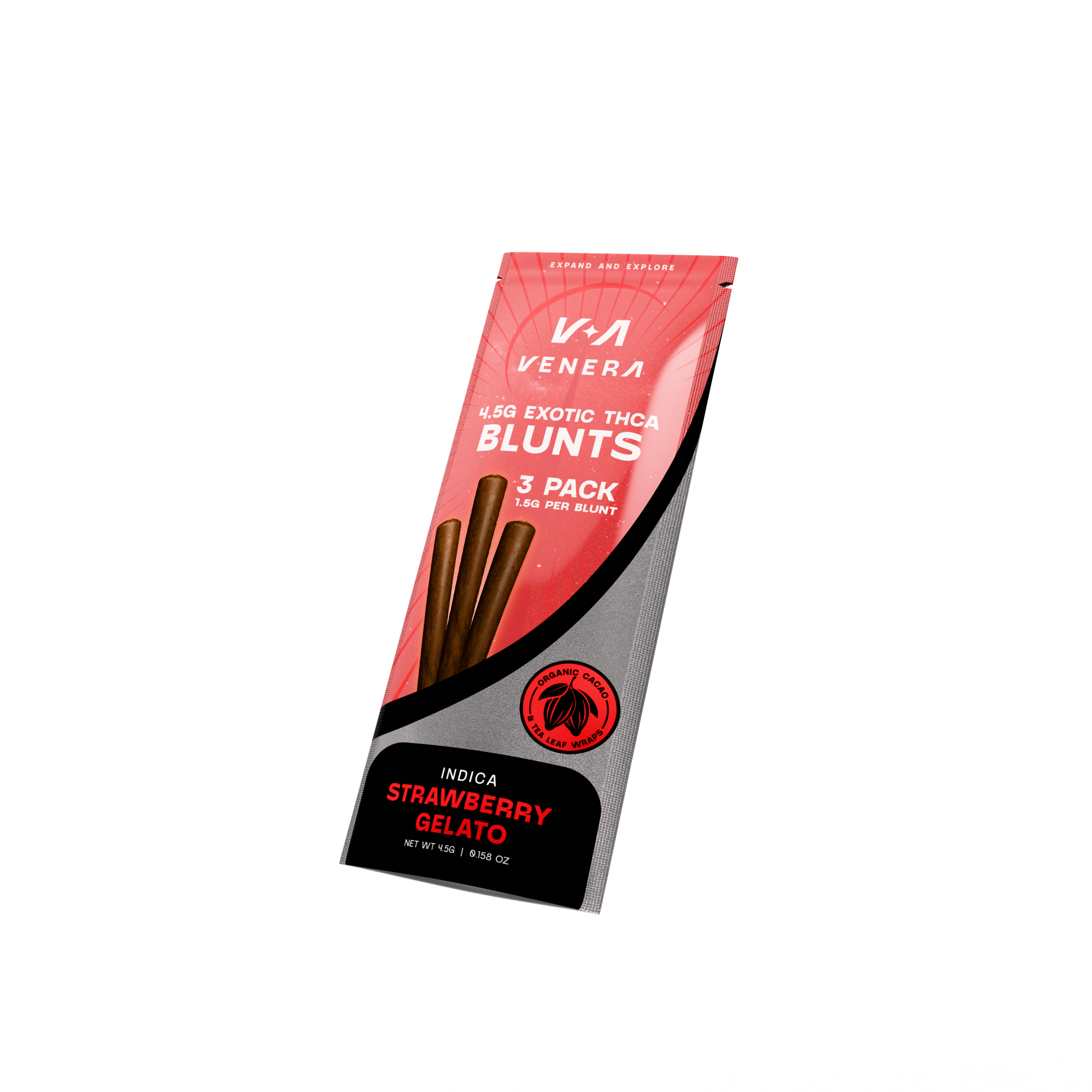 3 Pack THCA Blunts - Strawberry Gelato