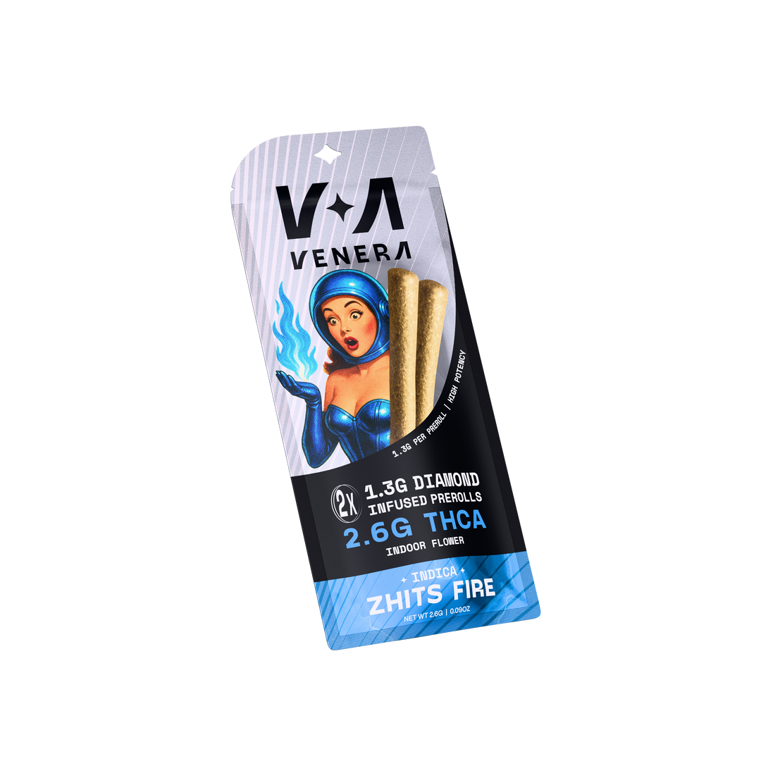 2.6g Infused THCa 2 Pack Prerolls - Zhits Fire