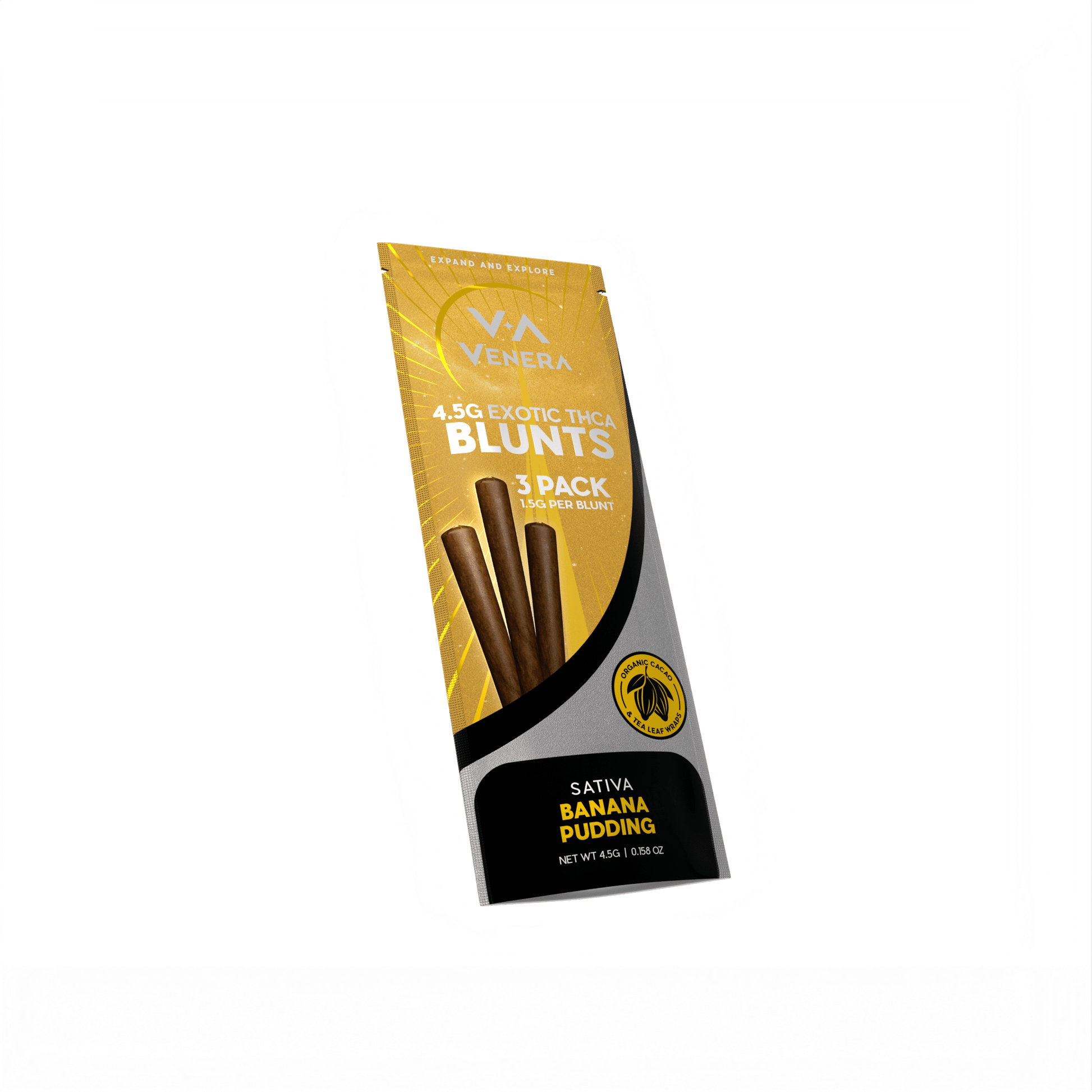 3 Pack THCA Blunts - Banana Pudding