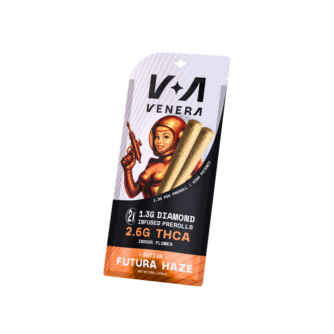 2.6g Infused THCa 2 Pack Prerolls - Futura Haze