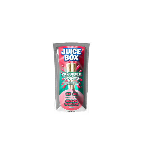Juice Joints | 2x 1.5G Diamond Infused Hemp Pre Rolls | Guava Cooler