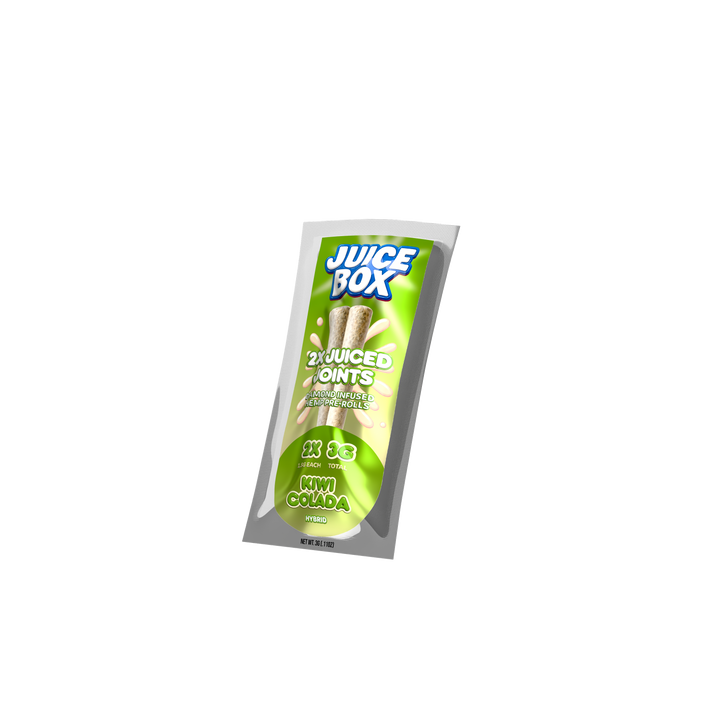 Juice Joints | 2x 1.5G Diamond Infused Hemp Pre Rolls | Kiwi Colada