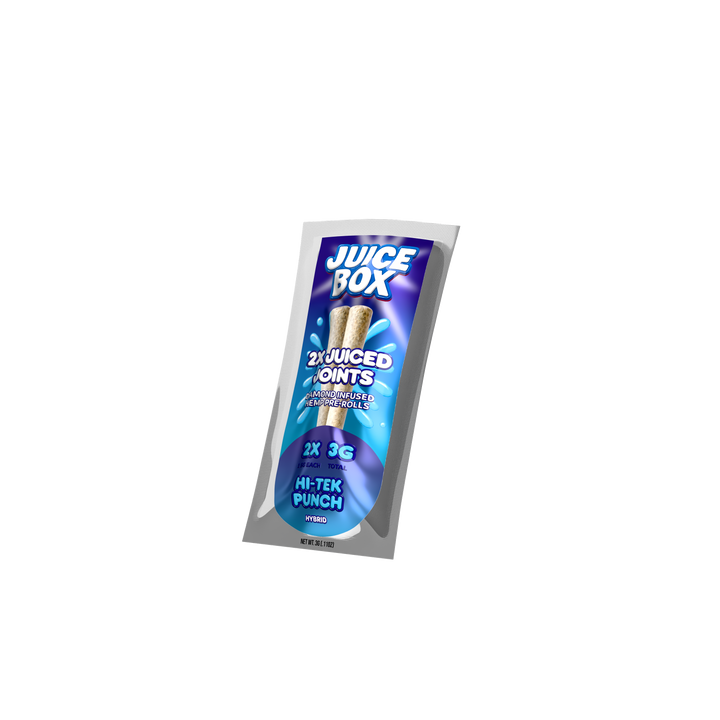 Juice Joints | 2x 1.5G Diamond Infused Hemp Pre Rolls | Fruit Punch