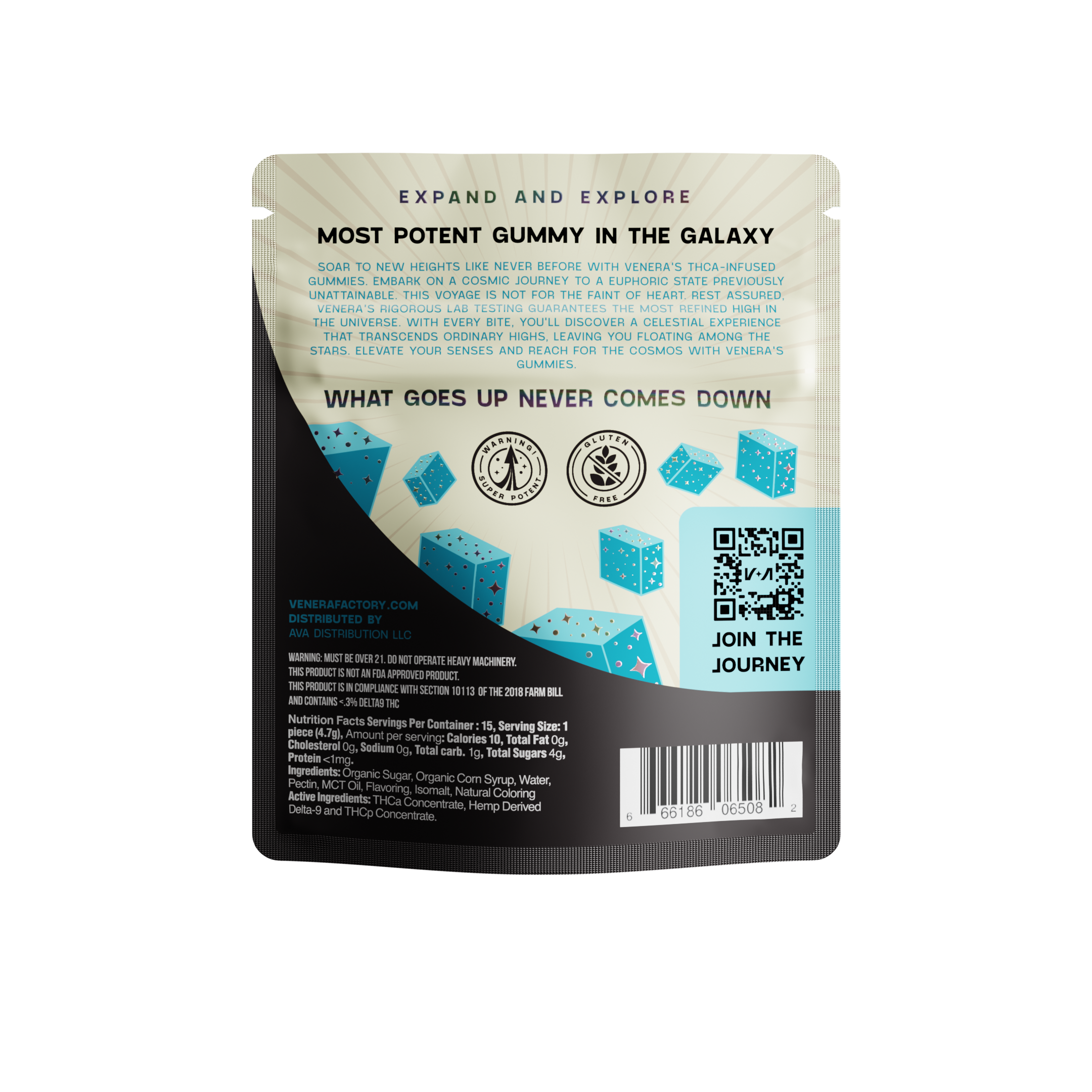 D9 THCP + THCA Gummies - Blue Raspberry