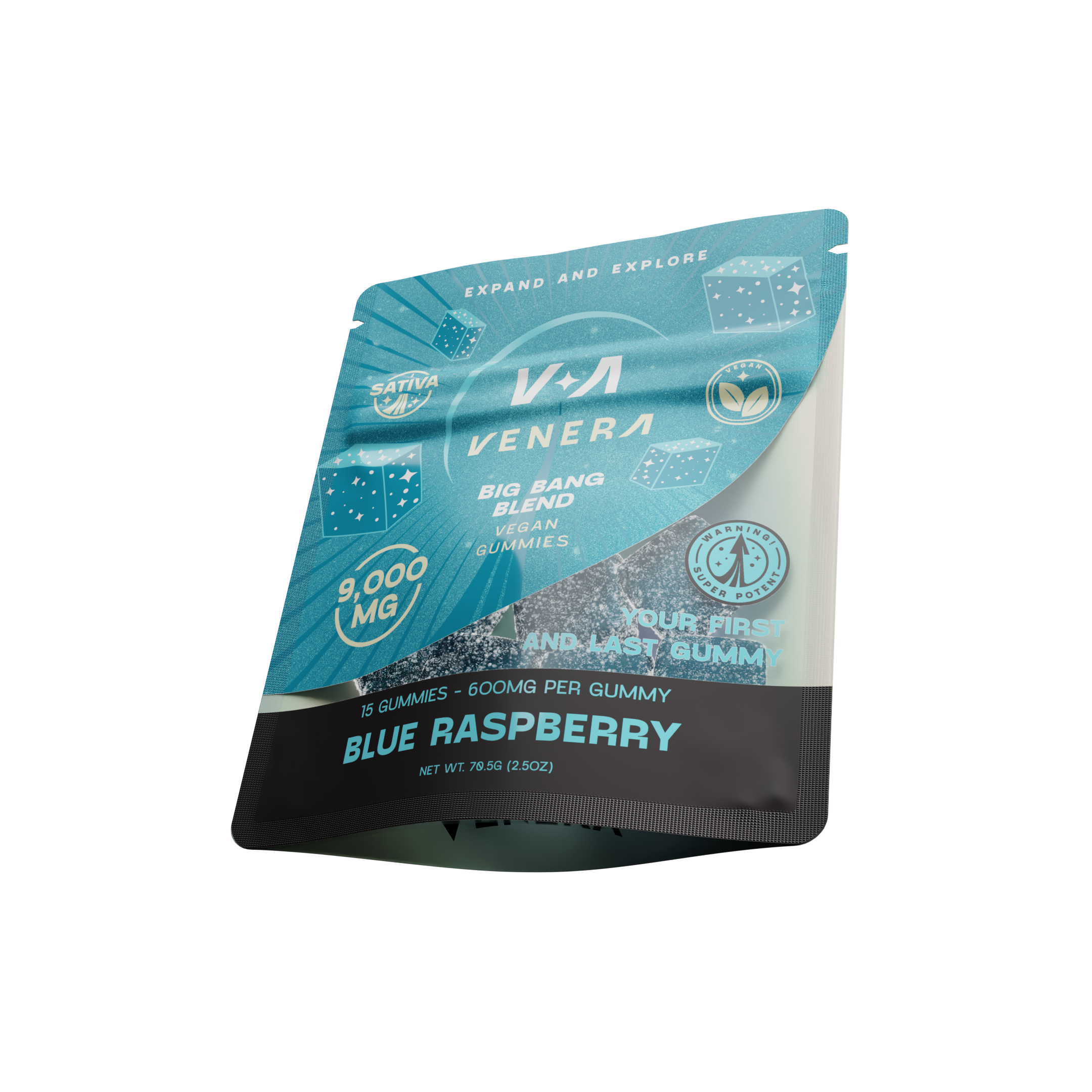 D9 THCP + THCA Gummies - Blue Raspberry