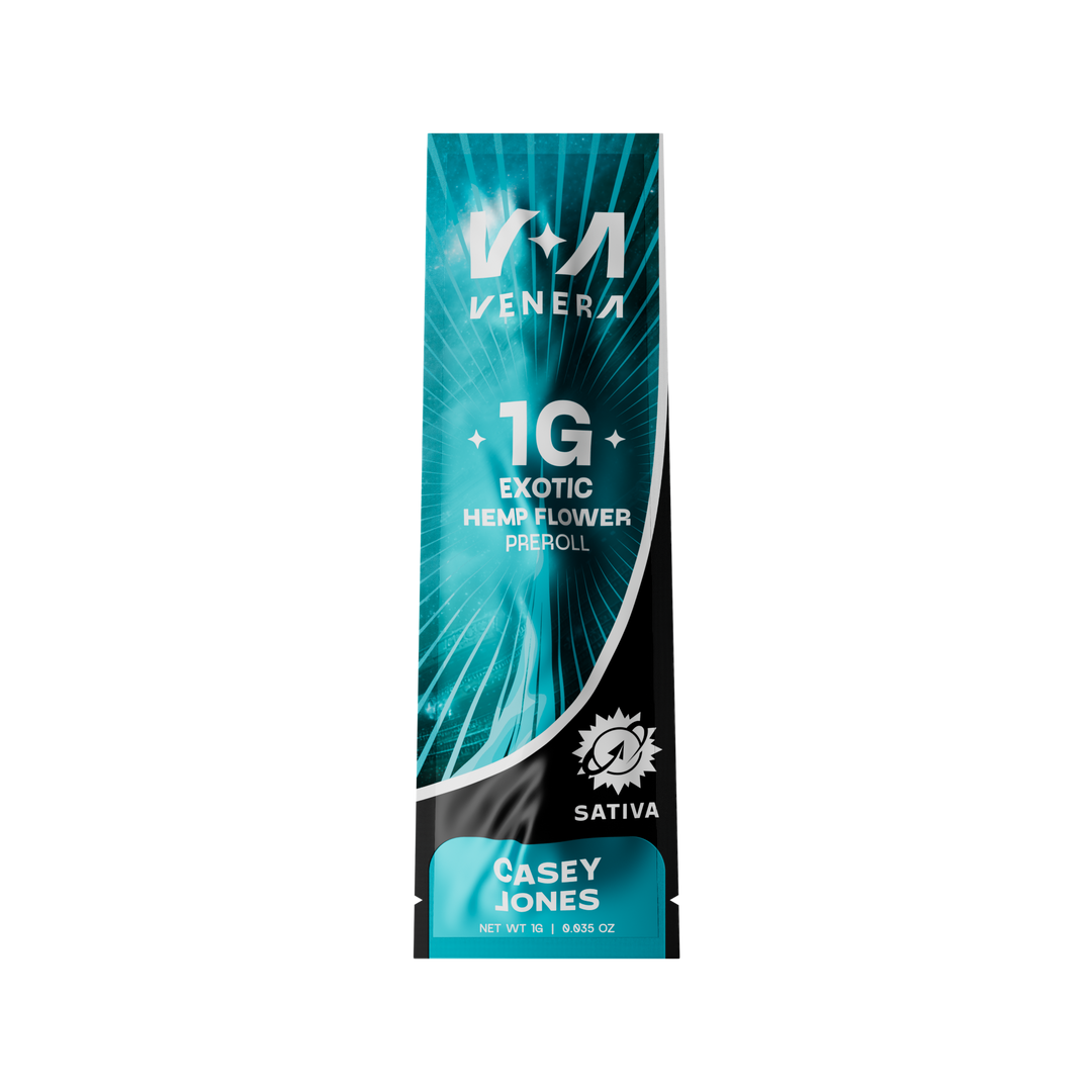 1g Exotic Hemp Flower Preroll - Casey Jones