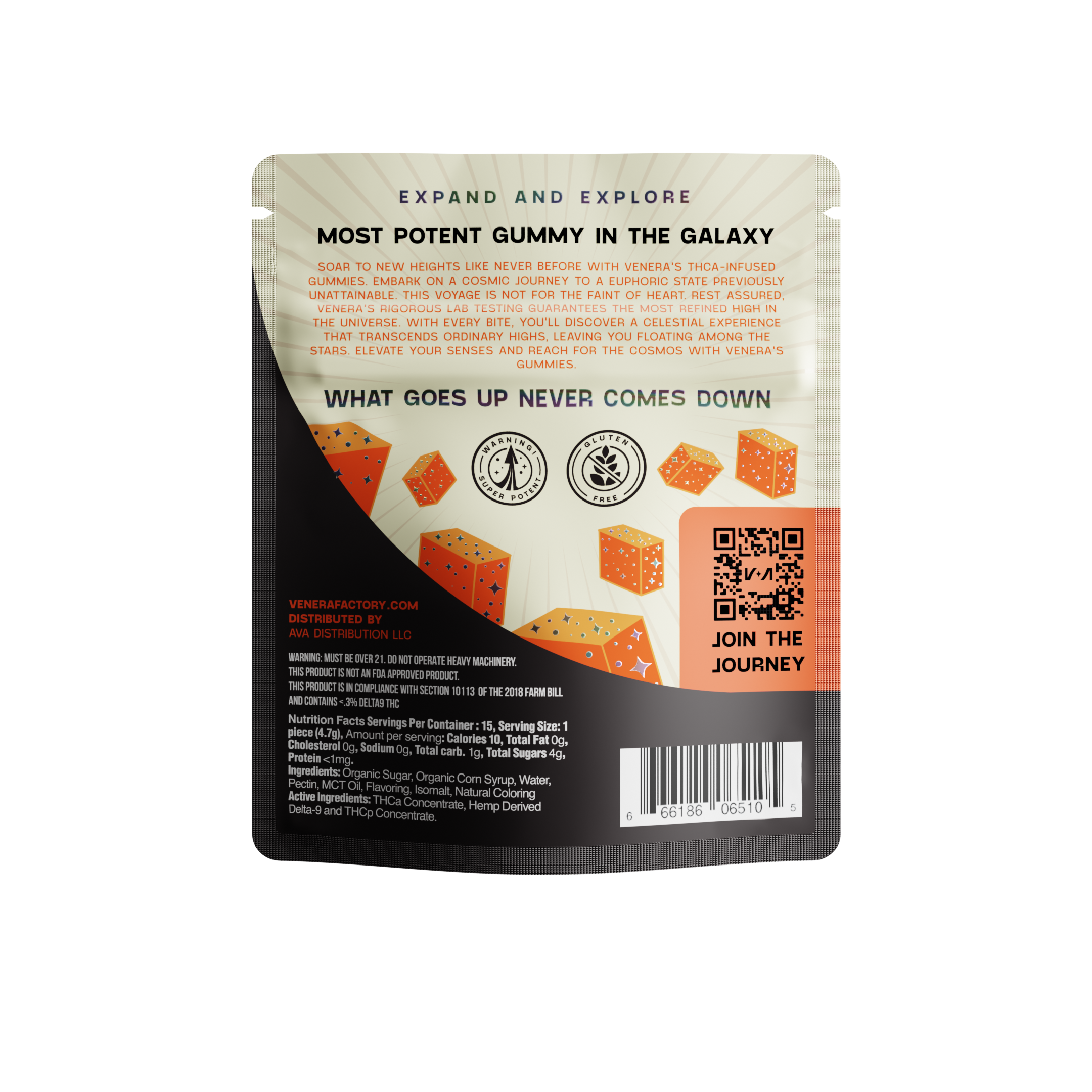 D9 THCP + THCA Gummies - Peachy and Cream