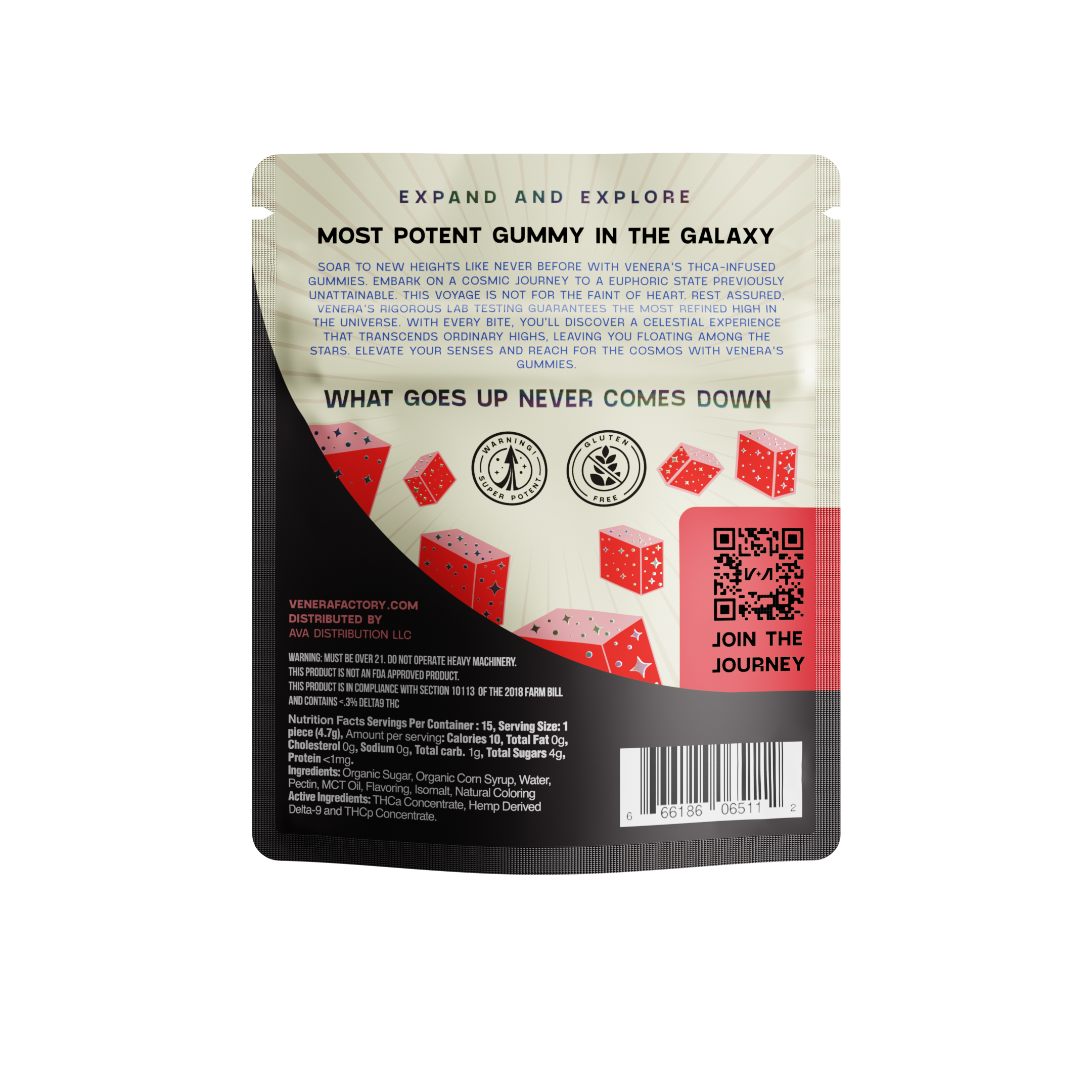 D9 THCP + THCA Gummies - Rocket Pop
