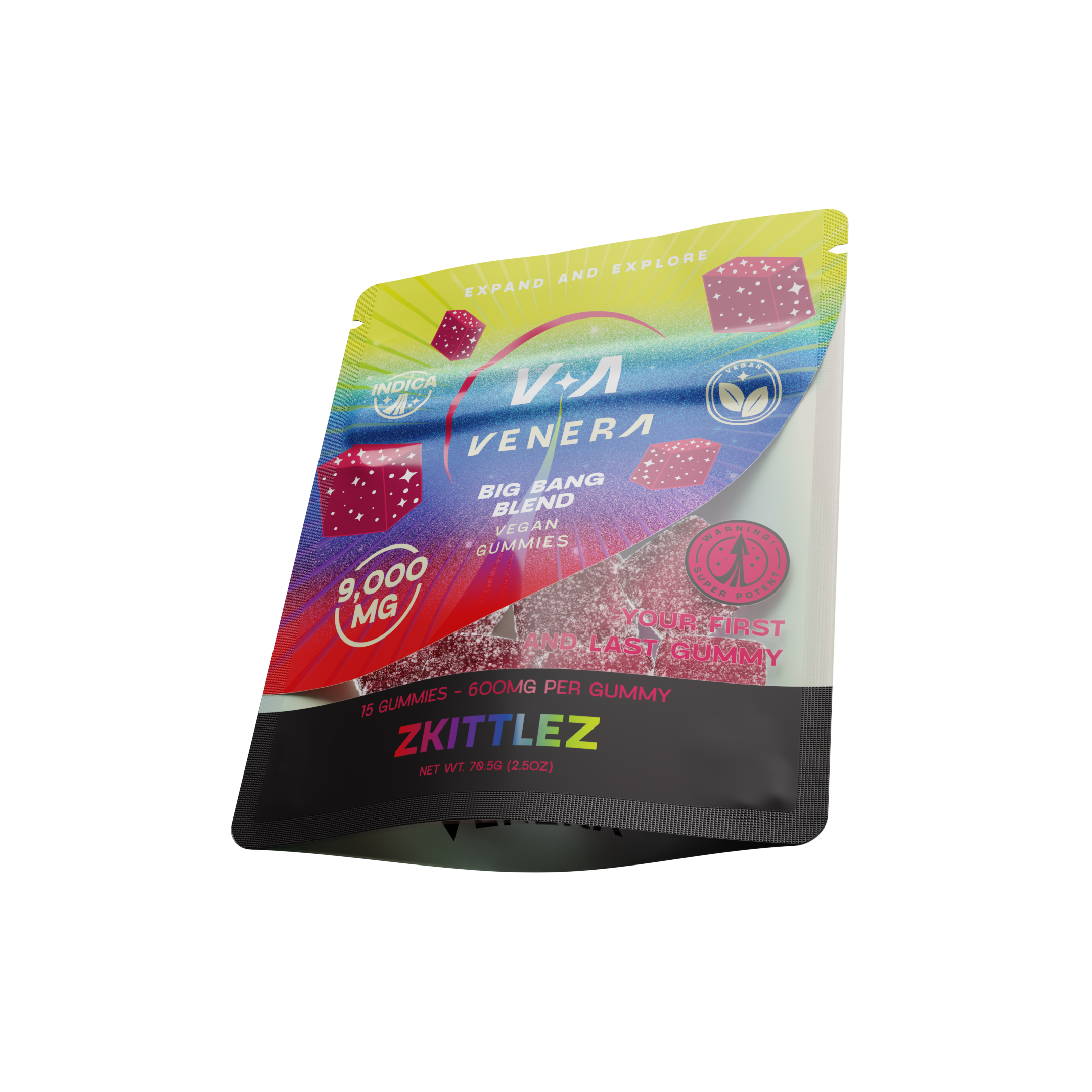 D9 THCP + THCA Gummies - Zkittlez