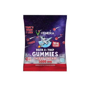 Delta 8 + THCP – Vegan Gummies 5000mg – Cherry Limeade - Venera