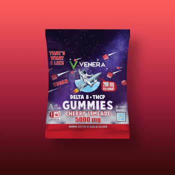 Delta 8 + THCP – Vegan Gummies 5000mg – Cherry Limeade