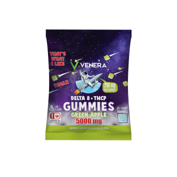 Delta 8 + THCP – Vegan Gummies 5000mg – Apple - Venera