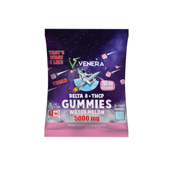 Delta 8 + THCP – Vegan Gummies 5000mg – Watermelon- Venera