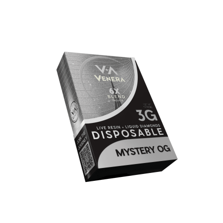 Live Resin + Liquid Diamonds 3g Disposable – Mystery OG (Indica) Venera