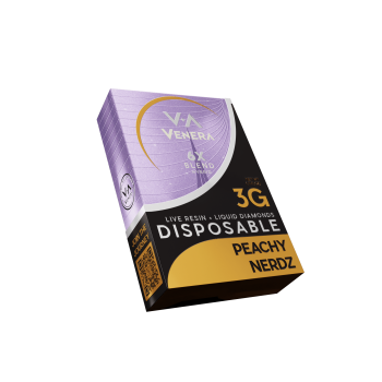 Live Resin + Liquid Diamonds 3g Disposable - Peachy Nerdz HYBRID Venera