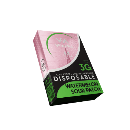 Live Resin + Liquid Diamonds 3g Disposable – Watermelon Sour Patch – Sativa